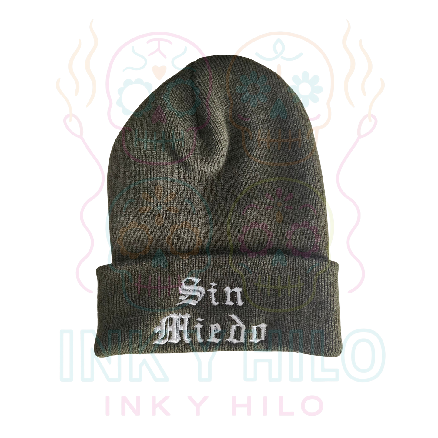 SIN MIEDO Embroidered Beanie