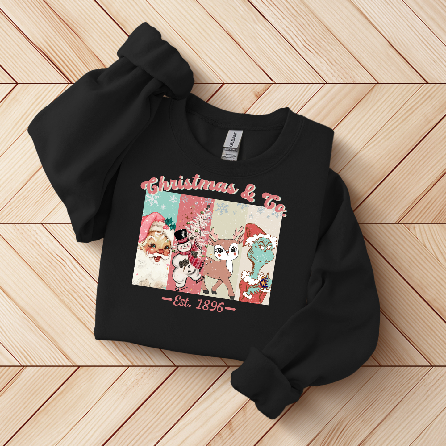 Christmas & Co. Retro Crewneck - Vintage Holiday Fun