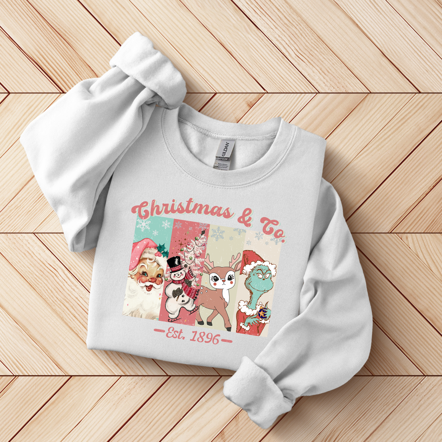 Christmas & Co. Retro Crewneck - Vintage Holiday Fun