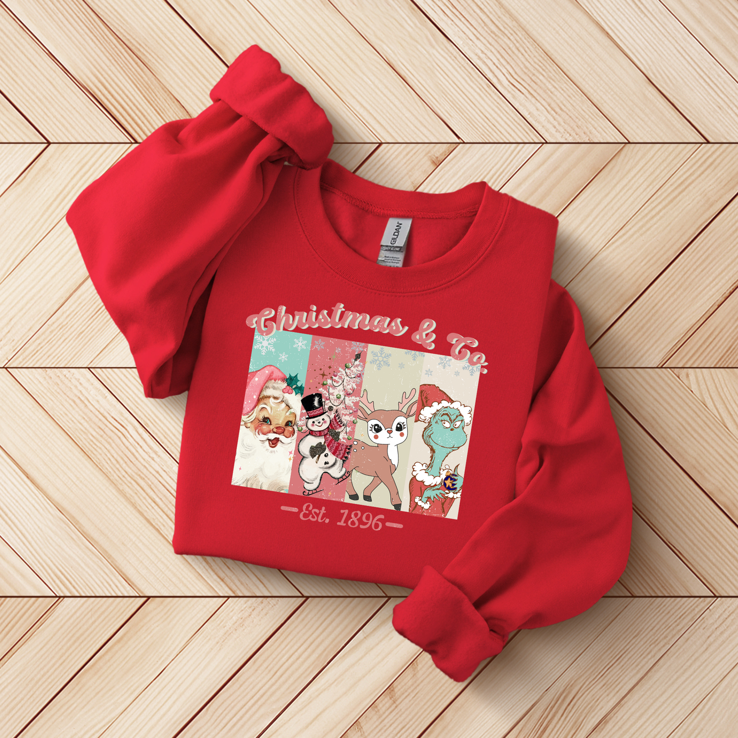 Christmas & Co. Retro Crewneck - Vintage Holiday Fun