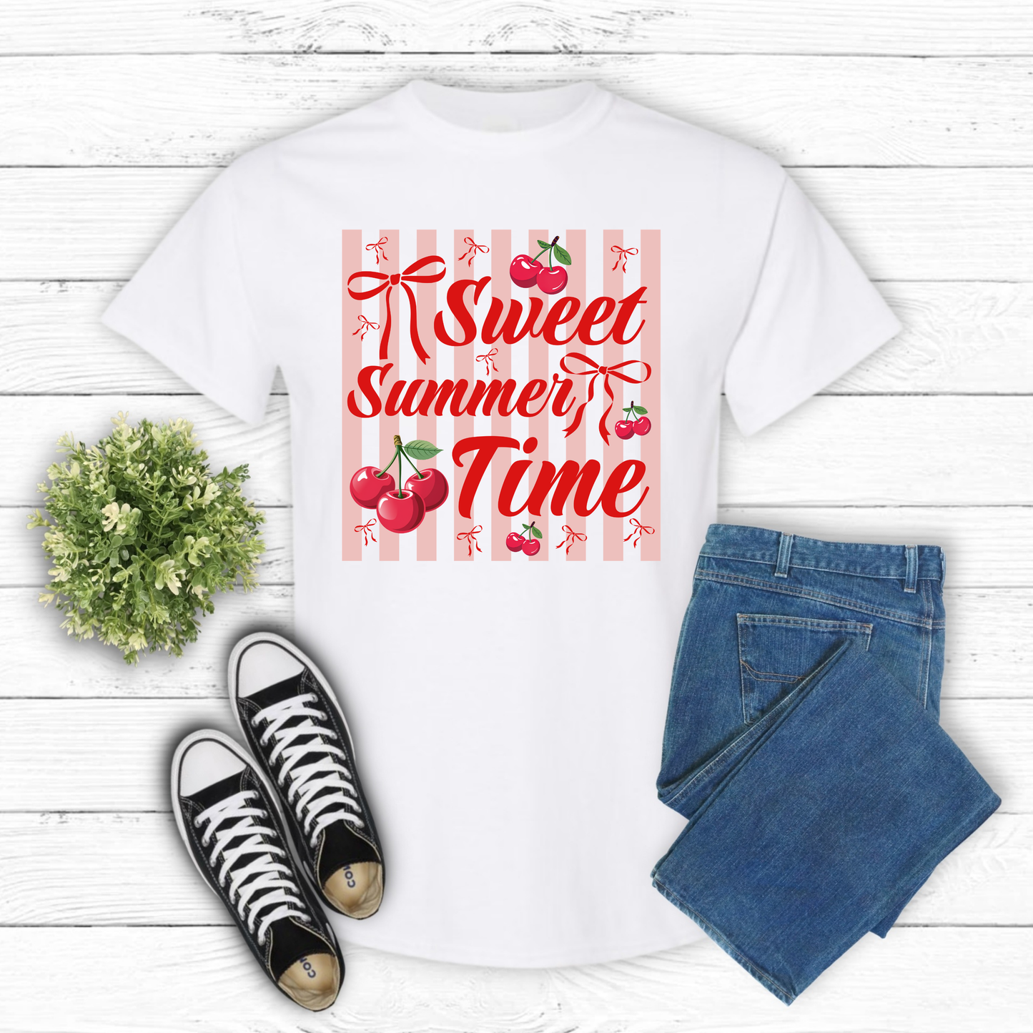 Sweet Summer Time Cherry Tee