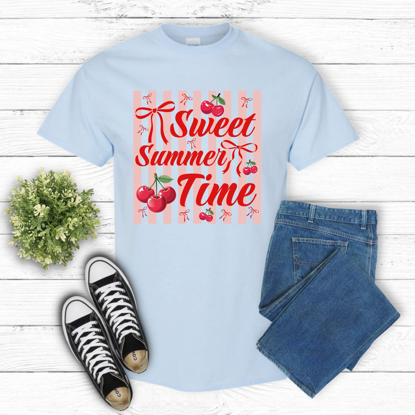 Sweet Summer Time Cherry Tee
