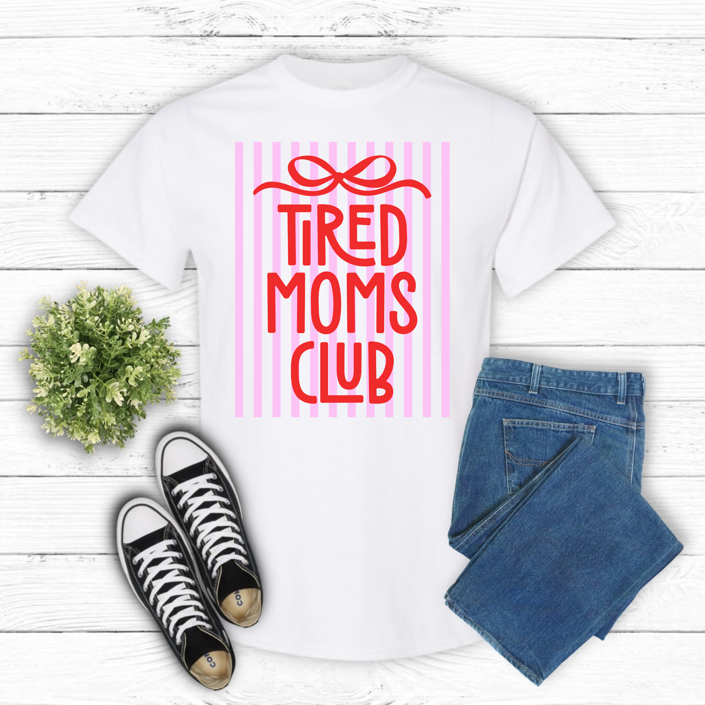 Tired Moms Club Graphic Tee