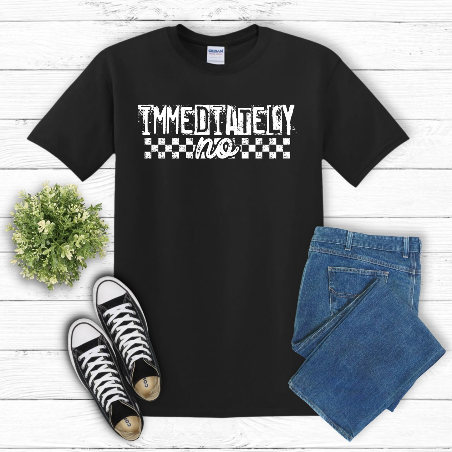 "Immediately No" Graphic Tee