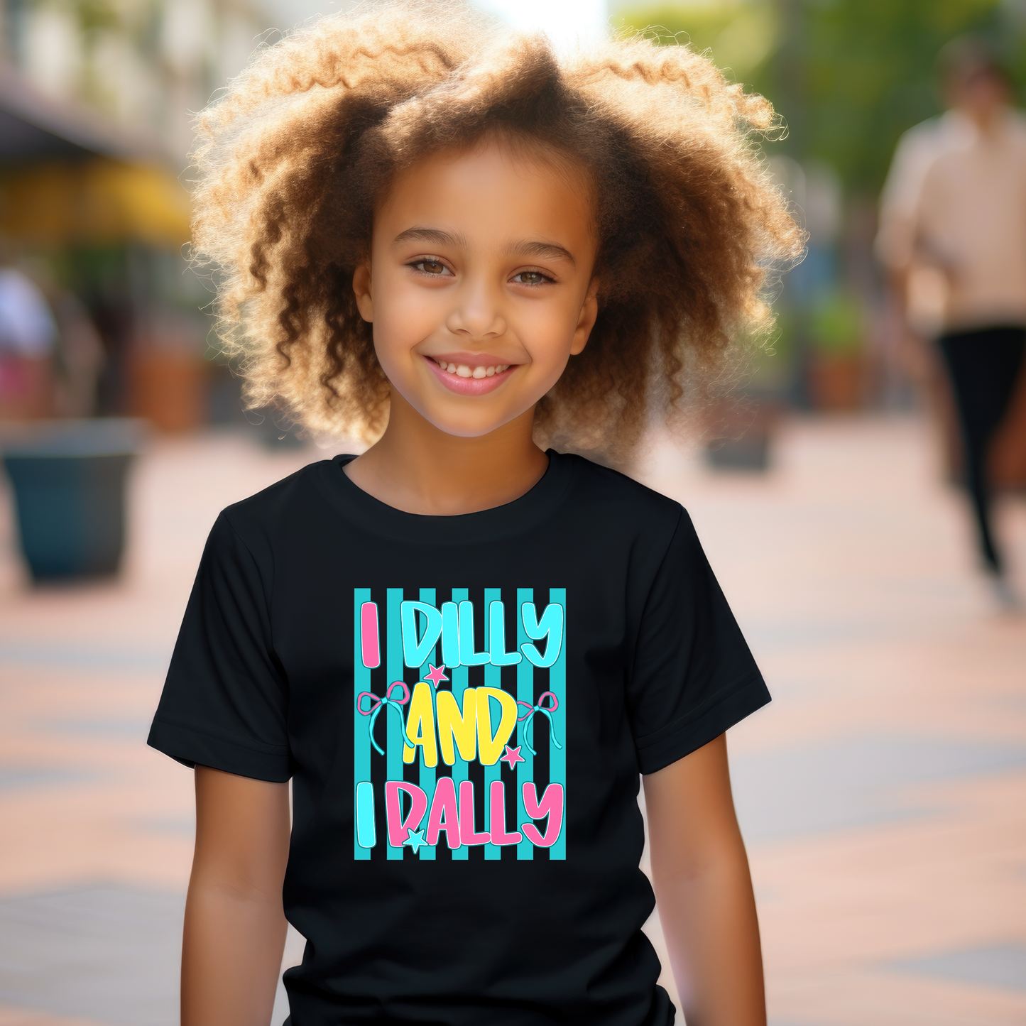 “I Dilly and I Dally” Kids Graphic Tee