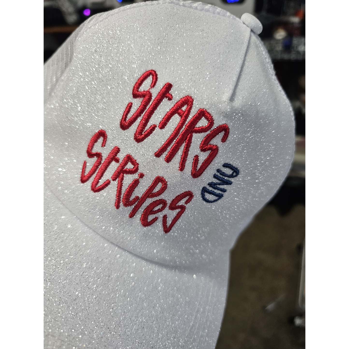 Stars, Stripes & Chaos Glitter Hat