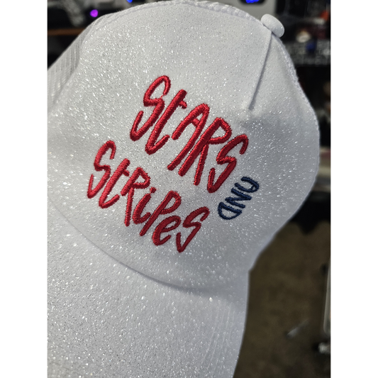 Stars, Stripes & Chaos Glitter Hat