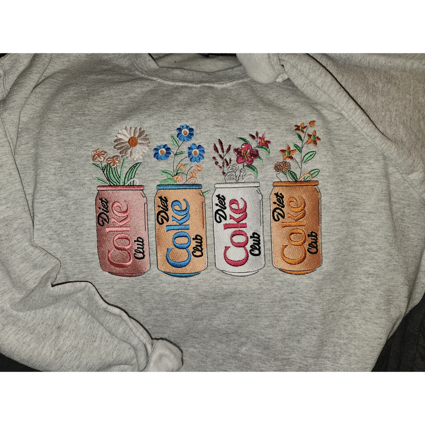 Diet Coke Club Embroidered Crewneck