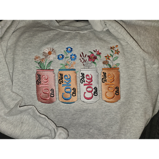 Diet Coke Club Embroidered Crewneck