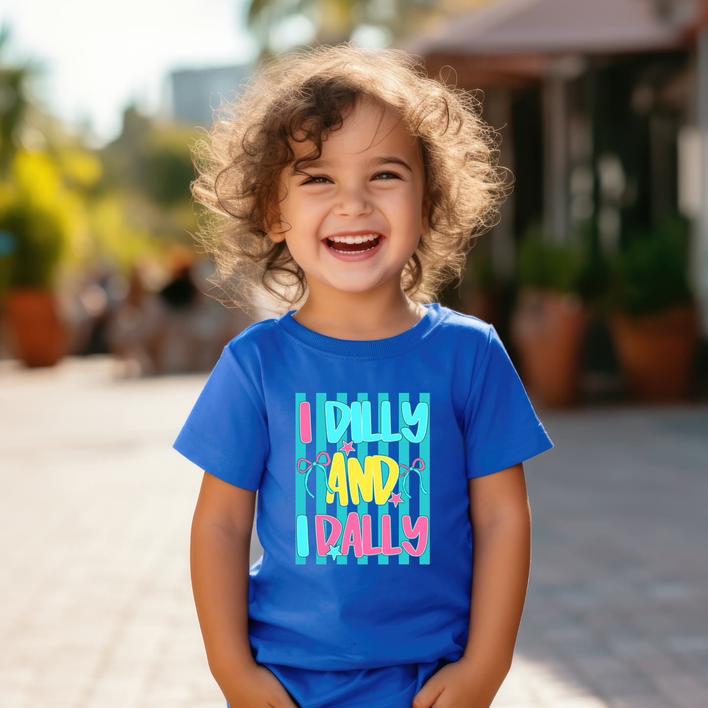“I Dilly and I Dally” Kids Graphic Tee