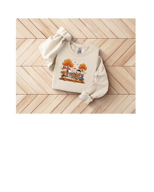 Peanuts Thanksgiving Graphic Crew Neck