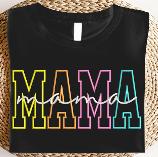 Neon Mama Embroidered Crewneck